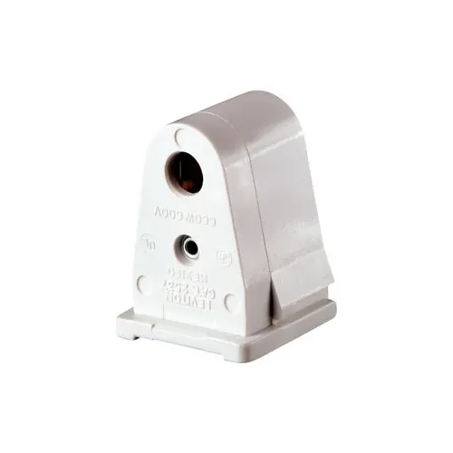 Leviton 2537 Slimline Base Single-Pin Fluorescent Lampholder 1.31â€³ White