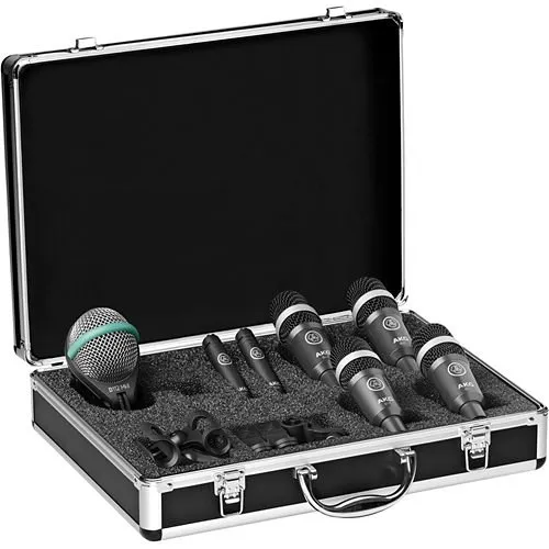 AKG 2581H00160 Drum Set Concert Professional Drum Microphone Set