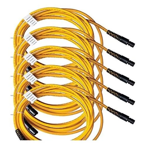 Paige 259031607 Perimaguard 16/3c Stranded Asset Protection Cable, 15' Cable Assembly with IP67 rated connectors, Yellow Jacket, 5-Pack