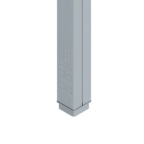 Wiremold 25DTC-415 25DTC Series Blank Pole, 15'L, Gray