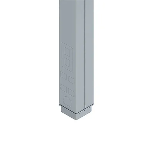 Wiremold 25DTP-412 Tele-Power Poles, 12'L, TAA Compliant, Ivory