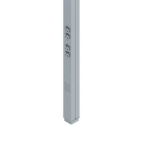 Wiremold 25DTP-4DG Tele-Power Poles, Designer Gray