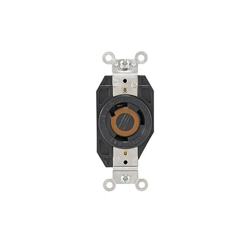 Leviton 2660 Power Plug, EB REC LOCK 3PO 3WI L10-30 30A 125/250V