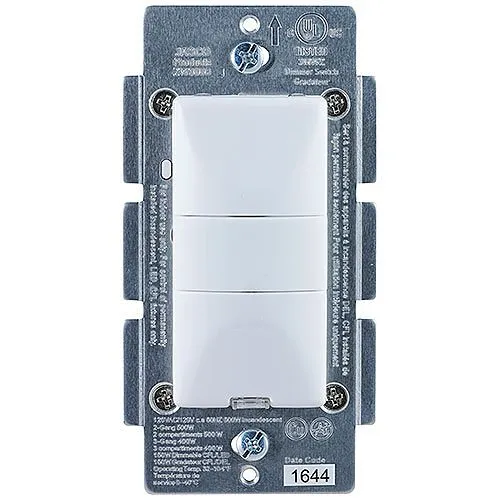 Jasco 26932 Z-Wave In-Wall Motion Sensing Dimmer, CFL-LED, 500SWB
