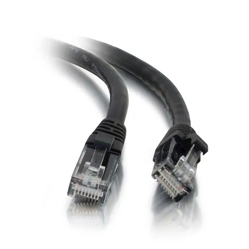 C2G 26969 CAT5(e) Snagless UTP Ethernet Network Patch Cable, 1' (0.3m), Black