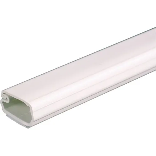 Wiremold 2700 Uniduct One-Piece Nonmetallic Latching Raceway Fitting for Low Voltage Applications, Ivory