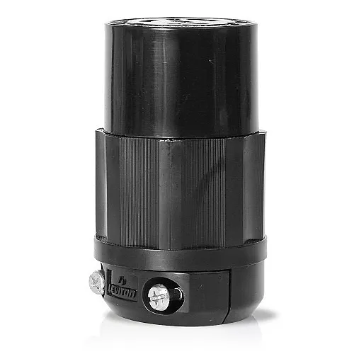 Leviton 2713-B Connectors, 30A 125/250V, Black