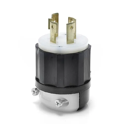 Leviton 2741 Power Plug, L17-30P Plug, Black-White