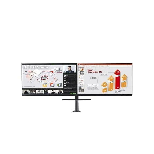 LG Pro 27BP88QD-BS 27" Dual Ergo Video Monitor, 2560 x 1440 IPS Panel