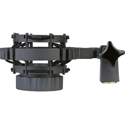 AKG 2803H00080 H85 Universal Shock Mount for Microphones with Shaft Diameters, 3/4" to 1", Black