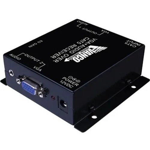 Vanco 280546 VGA Over CAT5e/CAT6 Extender with Audio, 1000'