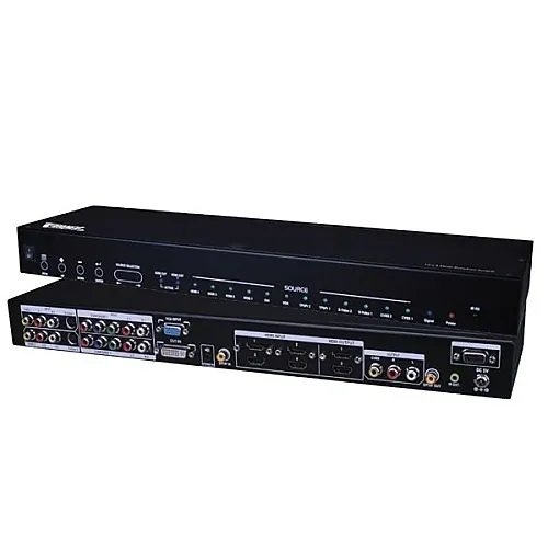 Vanco 280595 720p/1080p 12 by Multi Function Switch/Scaler, Black
