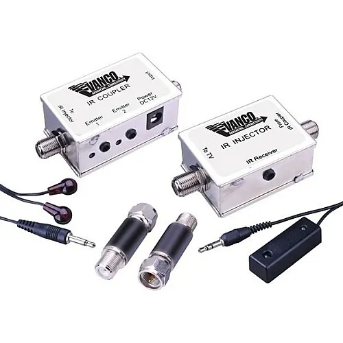 Vanco 280745 IR over Coax Distribution System with Blue IR Confirmation LED Light