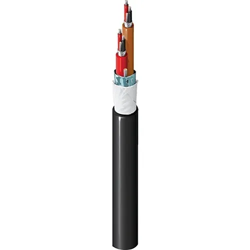 Belden 2815RW 0101000 Indoor/Outdoor Stadium Cable, Analog Audio Snake, 22AWG, 4-Pair Stranded, Tinned Copper, CMR, Black, Reel, 1000'