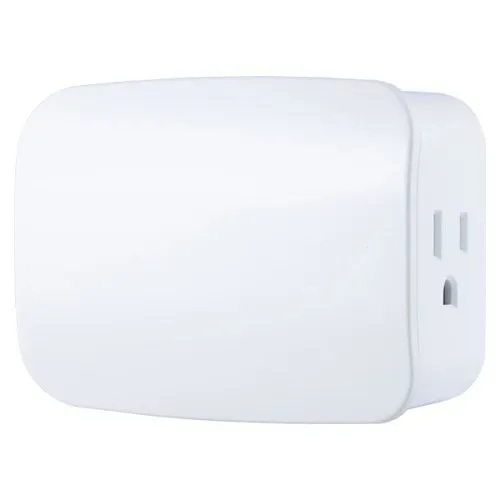 Jasco 28170 Z-Wave Plus Plug-in Smart Dimmer, Dual Plug, Passthrough, 500S