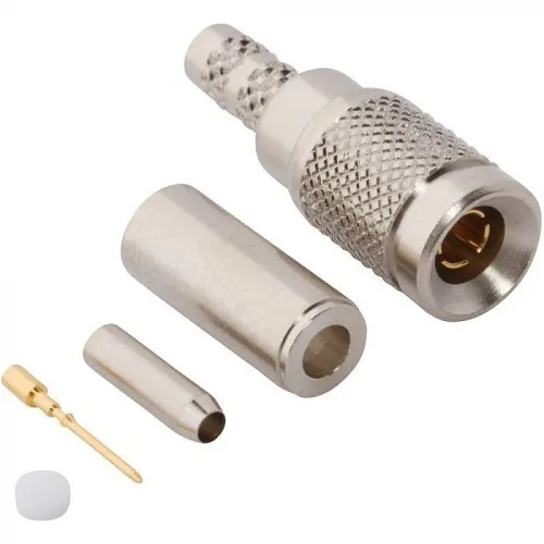 Amphenol RF 282103-75 1.0-2.3 Straight Crimp Plug RG-179DS, RD-179, 75 Ohms