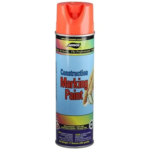 Dottie 283 Construction Marking Paint, Fluorescent Red / Orange