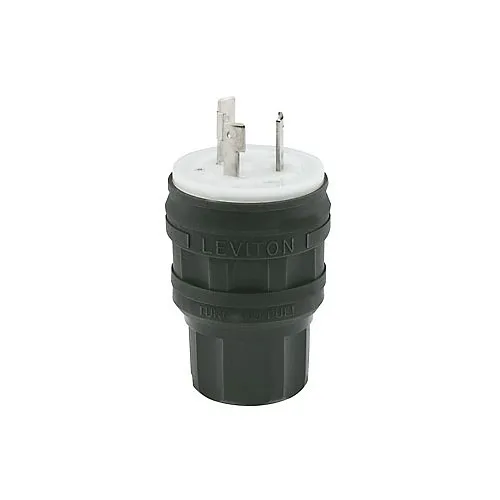 Leviton 28W47-B Connectors, EB WGRD Plug LCK 2PO3WI L5-30P, 30A125V