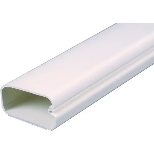 Wiremold 2900L8 2900 Series Uniduct 1-Piece Latching Cable Raceway Fitting, 8'L, TAA Compliant, Ivory