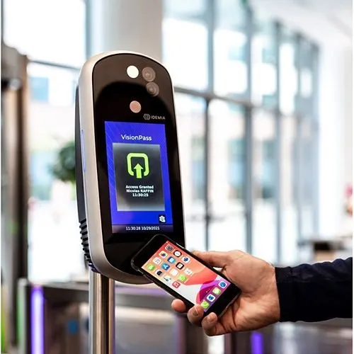 IDEMIA 293744604 VisionPass Reader MDPI Frictionless Facial Recognition, Mifare, Desfire, Prox, ICLASS