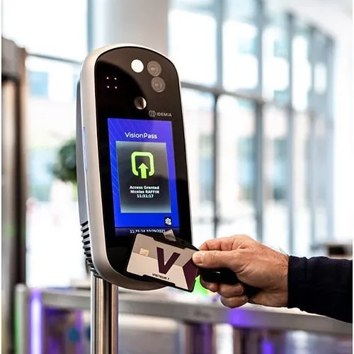IDEMIA 293744604 VisionPass Reader MDPI Frictionless Facial Recognition, Mifare, Desfire, Prox, ICLASS