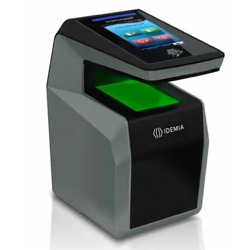 IDEMIA 293771247 MorphoWave XP Compact Contactless Fingerprint Terminal with Extended Performance Biometric Reader