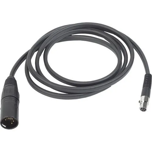 AKG 2955H00460 MK HS XLR 5D Headset Cable for Cameras and Intercoms with 5-Pin XLR, Male Connector, Black