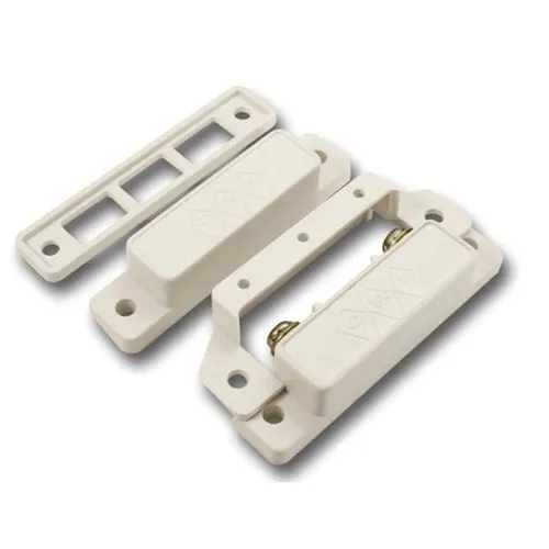 GRI 29A-G W/2K 29 Series Surface Mount Magnetic Reed Switch Set with 2K Resistor, 1" Standard Gap, 10W, 160VDC, 0.40A, Closed Loop, N/O, Side Mounted Screw Terminals, Gray