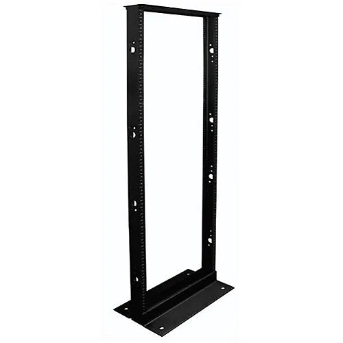 Wavenet 2POST-45U  2-Post Open Frame Floor Rack Organizes 19" Network and Data Rack Equipment 45U, Aluminium, Black
