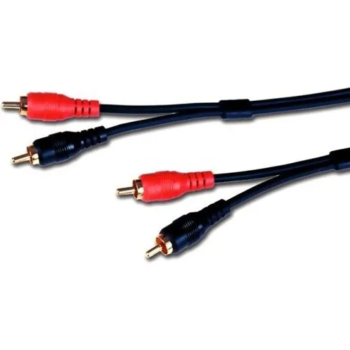 Comprehensive 2PP-2PP-50ST Standard Series, Gold RCA Plugs, Each End Stereo Audio Cable, 50ft