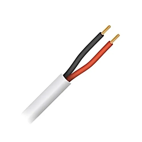 Paige 2U22022B5 22AWG 2-Conductor Stranded Cable, Plenum Rated, 500' Box, White