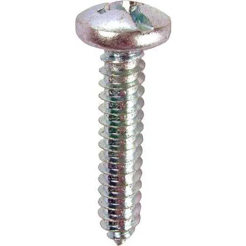 Dottie 2WS101 #10 1" Phillips/Slotted Pan Head Sheet Metal Screw, 100-Pack