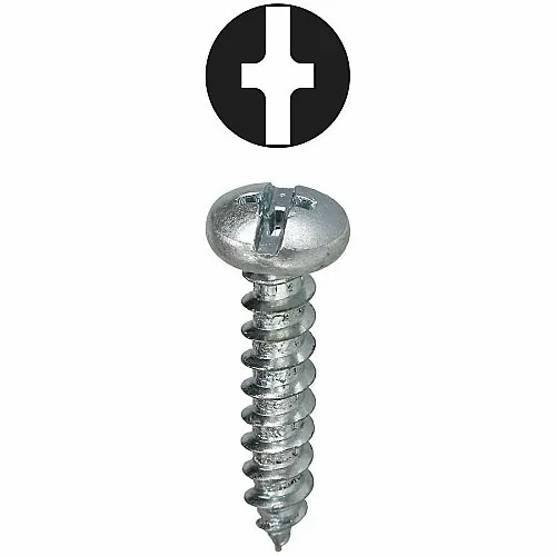 Dottie 2WS121 12 x 1" Combo Screws, 100-Pack