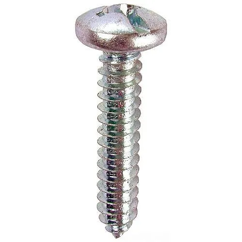 Dottie 2WS12112 #12 1-1/2" Phillips/Slotted Pan Head Sheet Metal Screw, 100-Pack