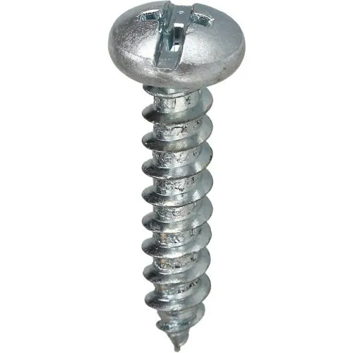 Dottie 2WS82 #8 2" Phillips/Slotted Pan Head Sheet Metal Screw, 100-Pack