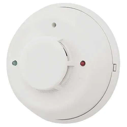 System Sensor 2WTR-B Photoelectric i3 Series Smoke Detector, 2-Wire, Thermal Sensor, Form Relay, White