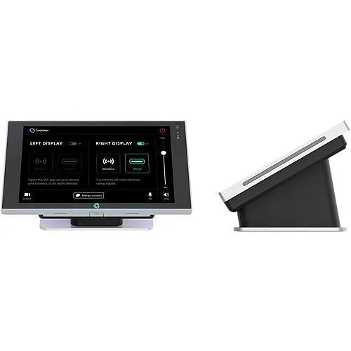Kramer KT-208WM Wall and Table Mount PoE Touch Panel, 8"