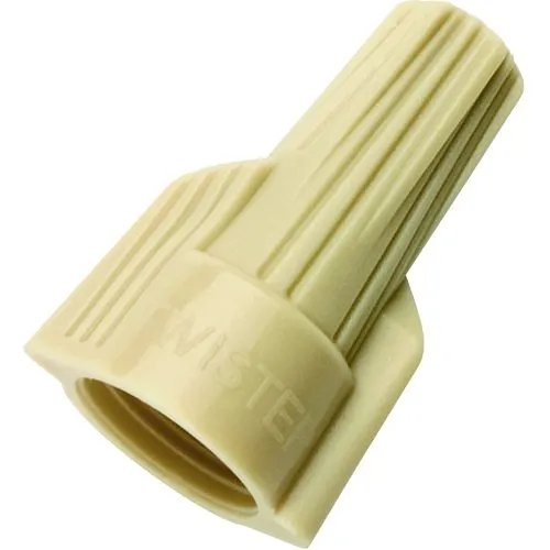 IDEAL 30-341 Twister Wire Connectors, 8-22 AWG, Tan, 100-Pack