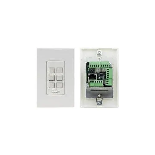 Kramer RC-306 6-Button PoE and I/O Control Keypad (EU, UK, US)