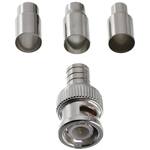 Triplett 30100TP Universal Crimp Connector for RG6 and RG59, PVC Plenum, 10-Pack