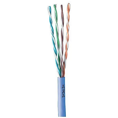 Proterial Cable 30203-50 CAT5e Power Sum Multi-Pair Plenum Cable, 24/25 Solid BC, UTP, CMP, FT6, 1000' (304.8m) Reel