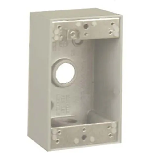 Alarm Controls 30203 Weatherproof Surface Mount Back Box, Single Gang