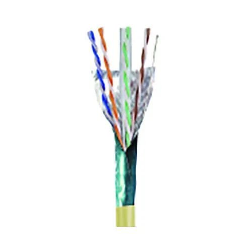 Proterial Cable 30233-8-BL3 Supra 10G CAT6A Plenum Cable, 23/4 Solid BC, F/UTP, Indoor, 1000' (304.8m), Reel, Blue