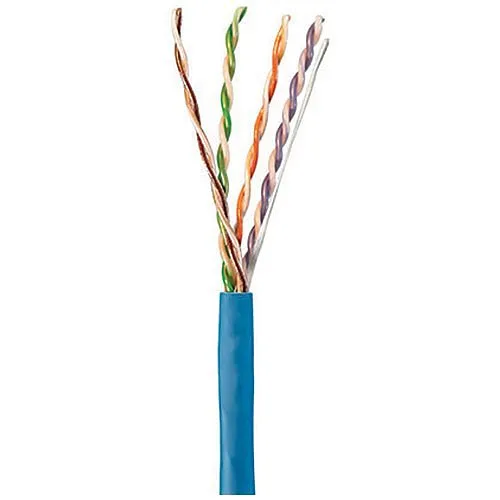 Proterial Cable 30237-8-PG2 CAT6 XS Plenum Cable, 24/4 Solid BC, UTP, CMP, FT6, 1000' (304.8m) Reelex Box, Pale Green