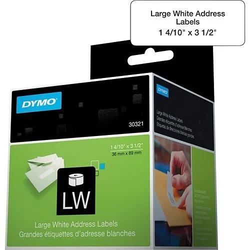 DYMO 30321 Large Address Labels, 1-1/2"