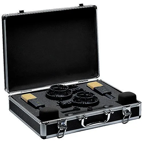 AMX 3059X00240 AKG C414 XLII Matched Pair Stereo Set, Reference Multi-Pattern Condenser Microphone