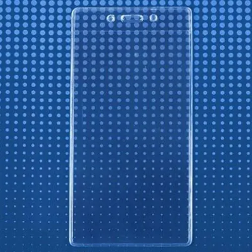 Brady ID 306-357 Economy Event Vinyl Badge Holder, 100-Pack, Clear