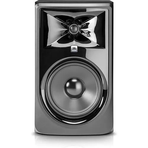 JBL Professional 308PMKII 3 Series MkII Powered 8" Two-Way Studio Monitor, Black