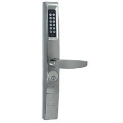 Adams Rite 3090-02-626 eForce 3090 Series Keyless Entry Trim for Deadlocks and Deadlatches, Satin Chrome
