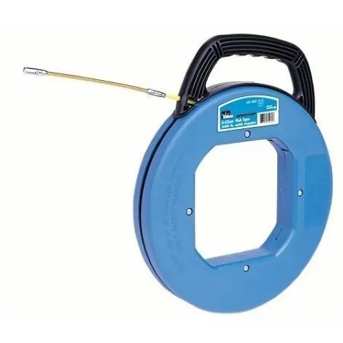 IDEAL 31-064 S-Class Fish Tape Tuff-Grip Pro Case, 200' with Leader